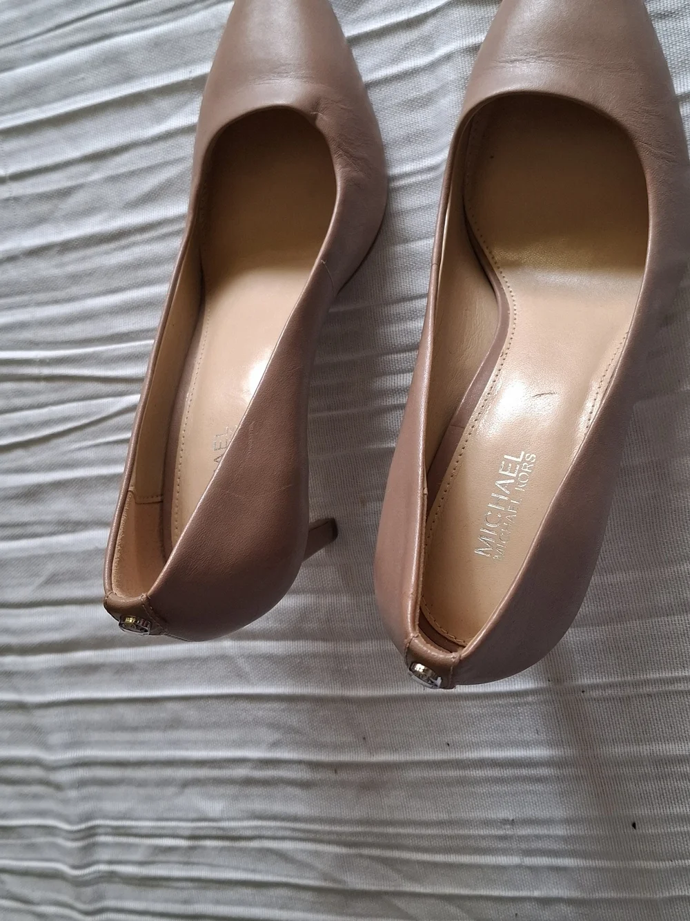 MICHAEL Michael Kors Women's Tan Pointed-Toe Pumps